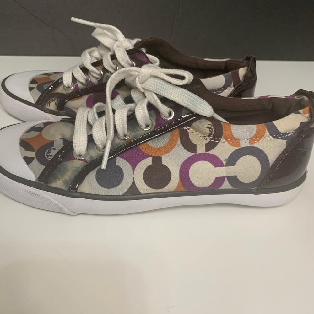 Coach Barret Op Art Sneakers 6 B - Picture 4 of 9